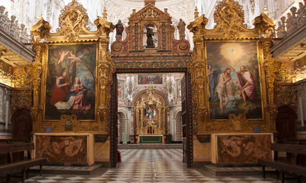 La Iglesia y el Sagrario del Monasterio de la Cartuja