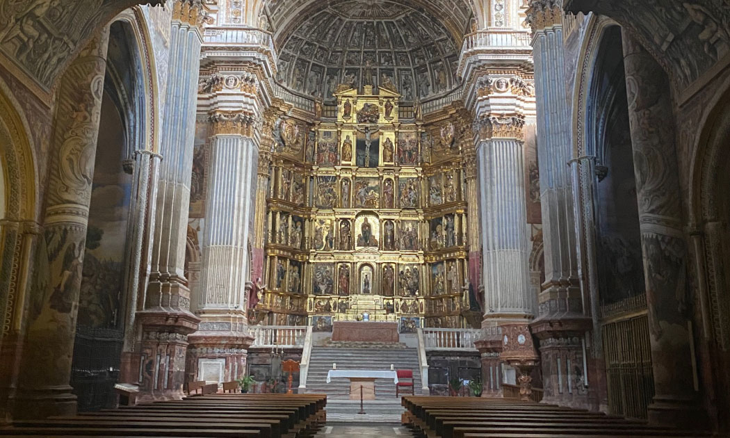 El retablo mayor del Monasterio de San Jerónimo de Granada