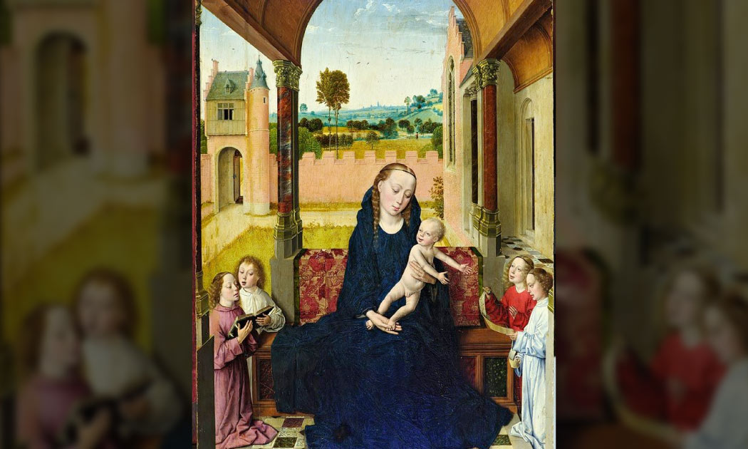 Tablas de la Capilla Real: Virgen con el Niño