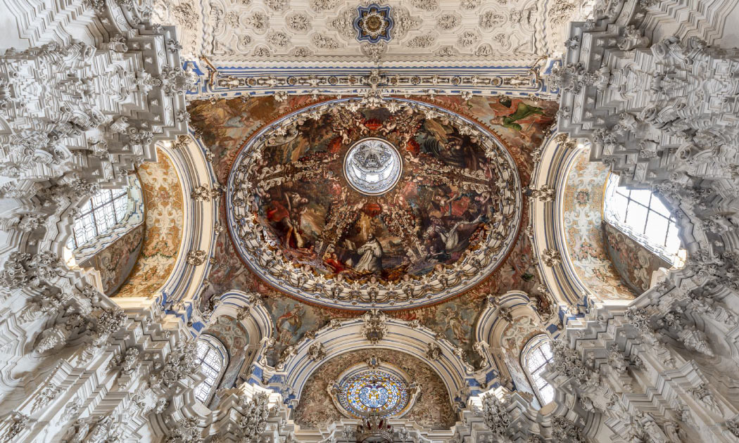 Decoración de la sacristía del Monasterio de la Cartuja de Granada