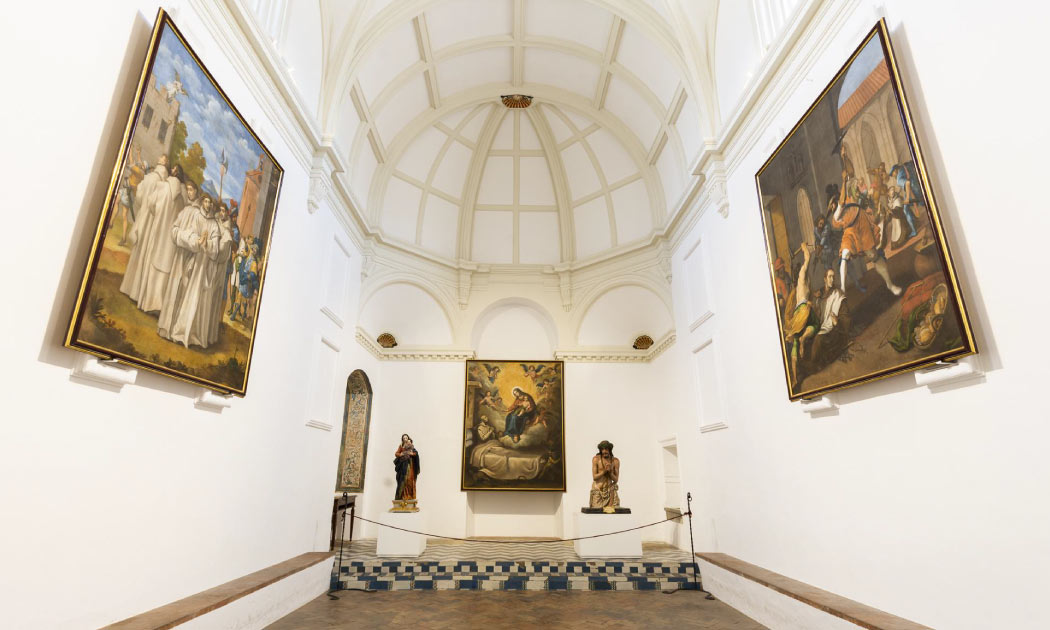 La sala capitular del Monasterio de la Cartuja de Granada